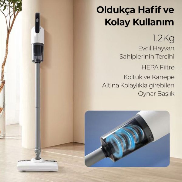 robo islak Kuru sarjli tobasiz dikey supurge 7