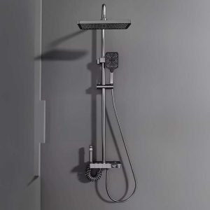 robo dijital led gostergeli piyano tuslu termostatik banyo batarya dus sistemi bakir ve pirinc ic govde 8 1