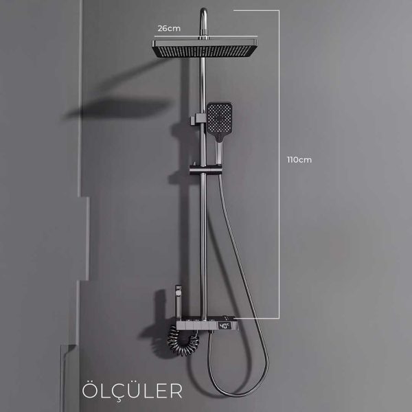 robo dijital led gostergeli piyano tuslu termostatik banyo batarya dus sistemi bakir ve pirinc ic govde 8 2