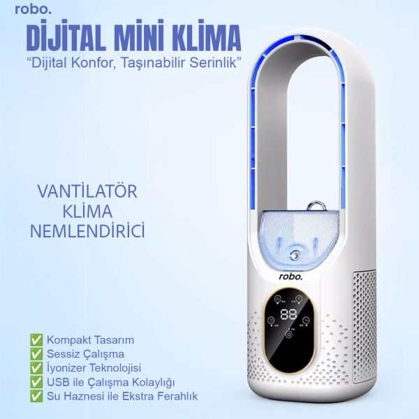 robo kisisel tasinabilir mini klima 6