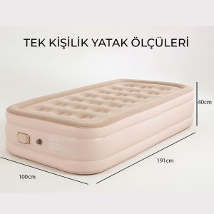 robo Tek Kişilik Şişme Yatak