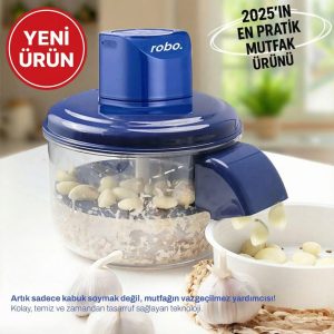 robo Şarjlı Meyve Sebze Sarımsak Soyucu