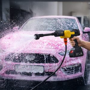 robo Turbo 2 Pembe Köpük ve Eldiven Hediyeli Yüksek Basınçlı Yıkama Makinesi