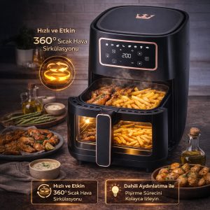 robo Hiking Serisi HAF-508 6 Litre Airfryer