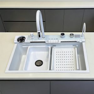 robo Dijital Akıllı Eviye Seti - Beyaz