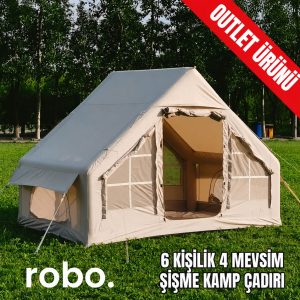 robo 6 Kişilik 4 Mevsim Şişme Kamp Çadırı (OUTLET Ürünü)